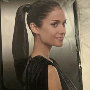 18" wrap around ponytail chestnyt/light brown